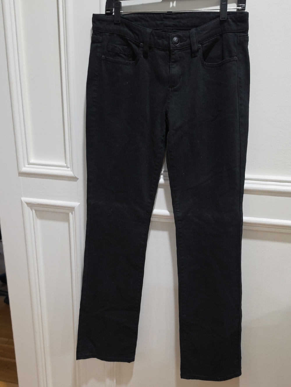 BCBGMaxAzria Black Slim Straight Jeans